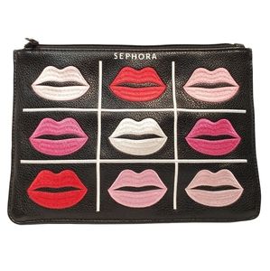 Sephora Lips Makeup Cosmetics Bag